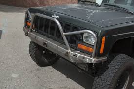 Mojave Front Bumper with Grille Guard Hoop | Jeep Cherokee XJ & Comanche MJ (1984-2001)
