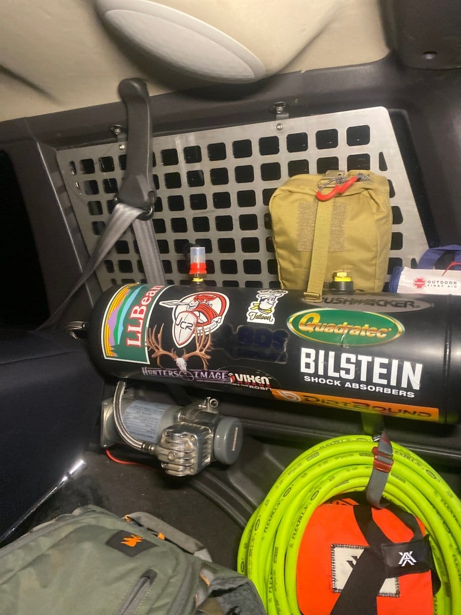 Window Storage Rack | Molle Pattern | Jeep Cherokee XJ (1984-2001)