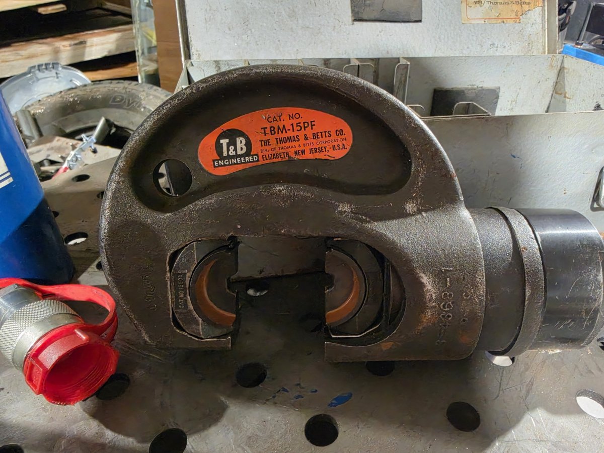 TBM-15PF head with T&B cat. no. label
