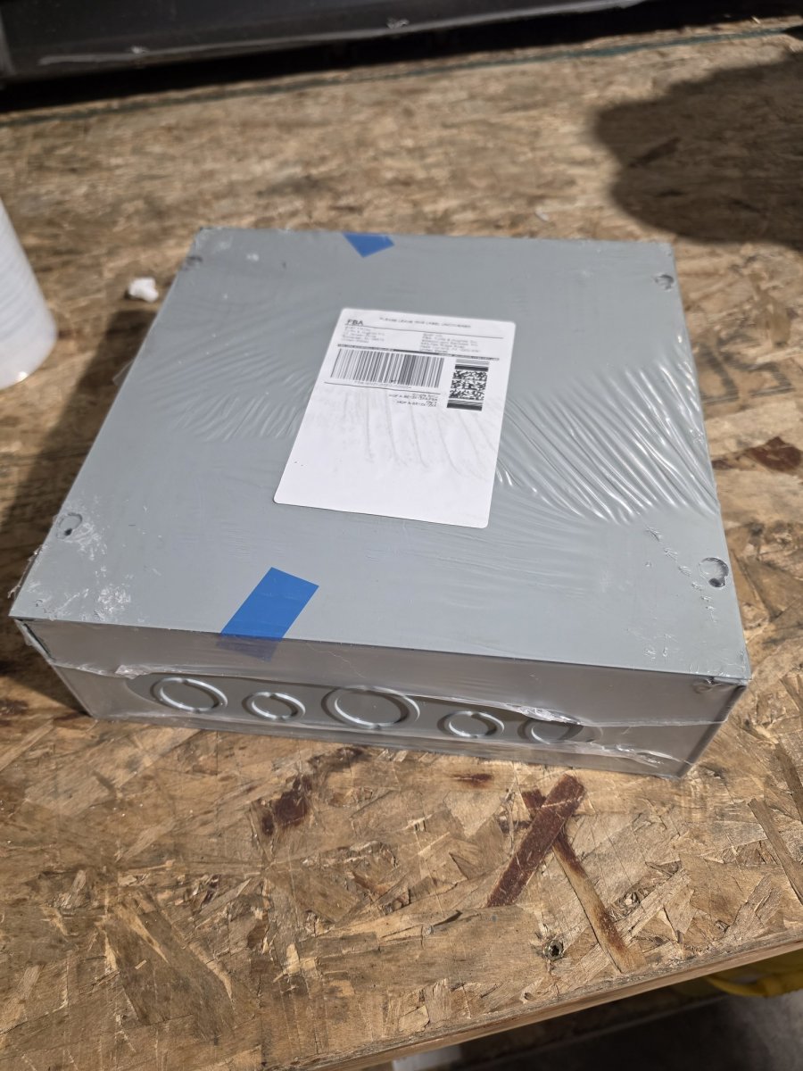 ASE12X12X4 pull box side knockouts