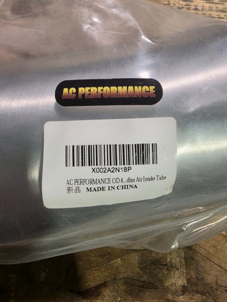 AC Performance 45 degree tube label X002A2N18P