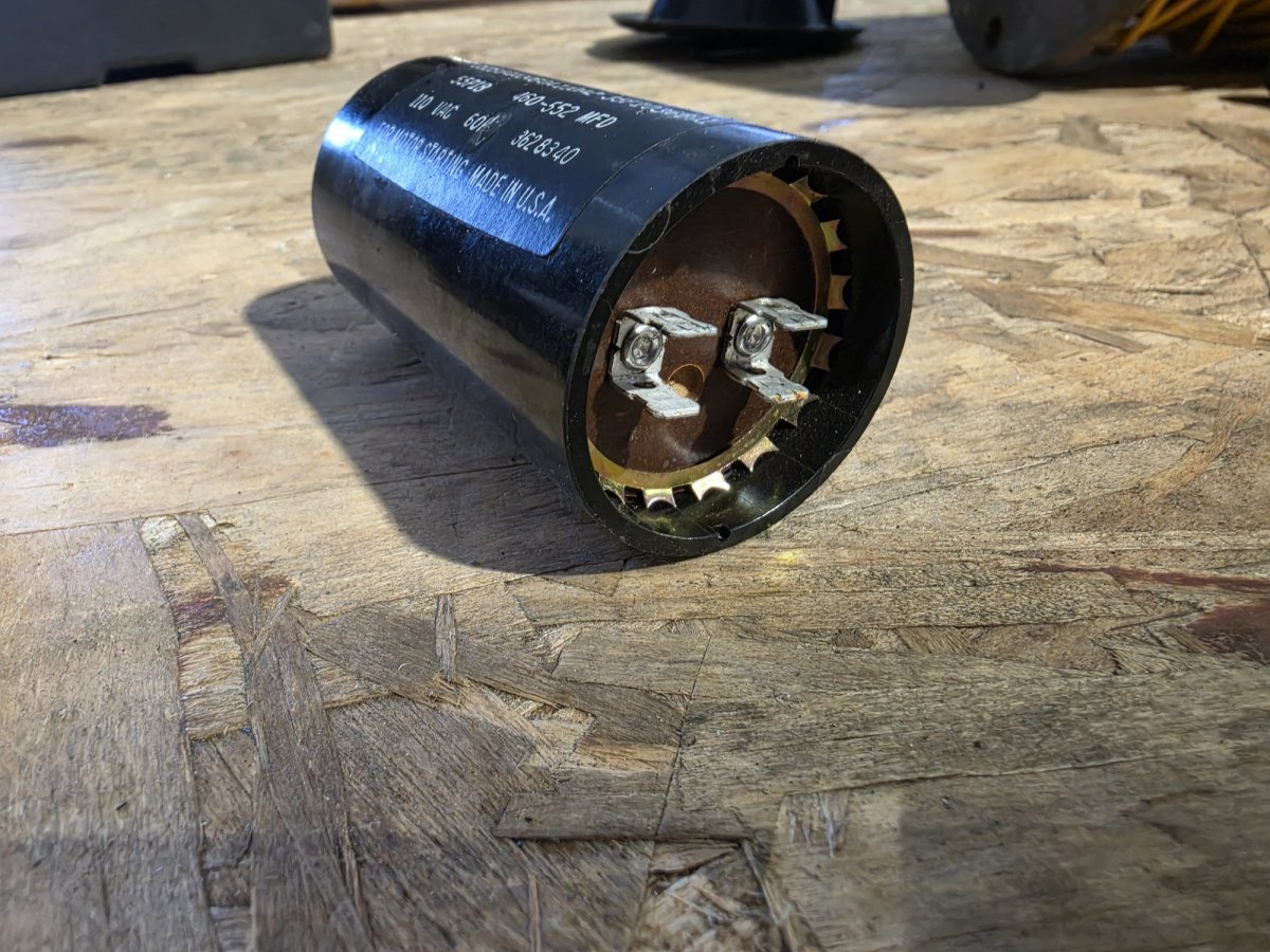 Mepco Electra capacitor markings