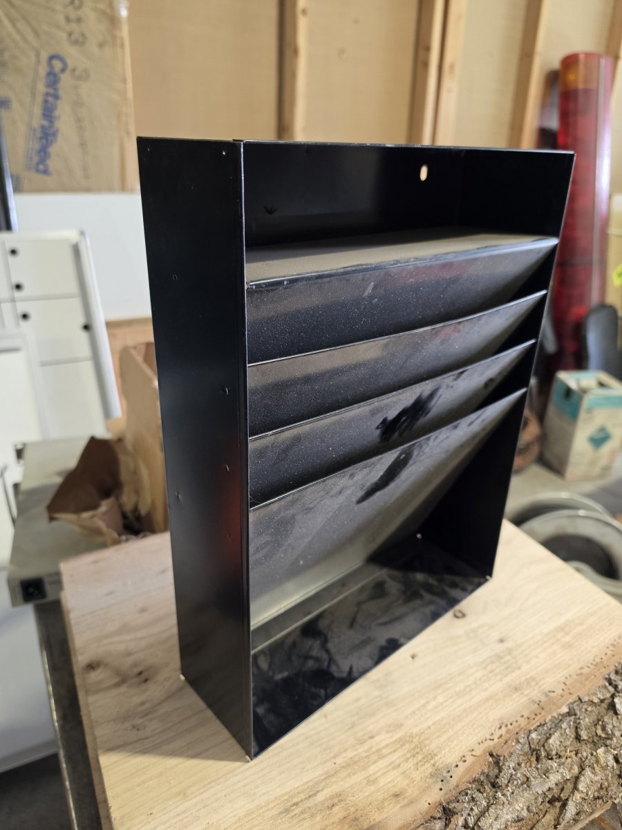 Hunt Lit-Ning wall file organizer, angled view