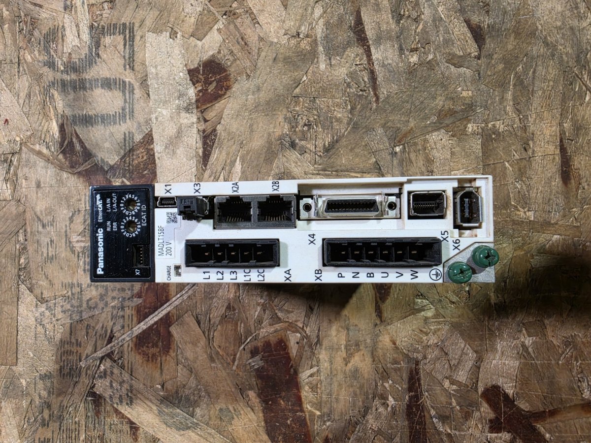 Panasonic MINAS A6 MADLT15BF EtherCAT AC Servo Driver 200W 200-240V (Used)