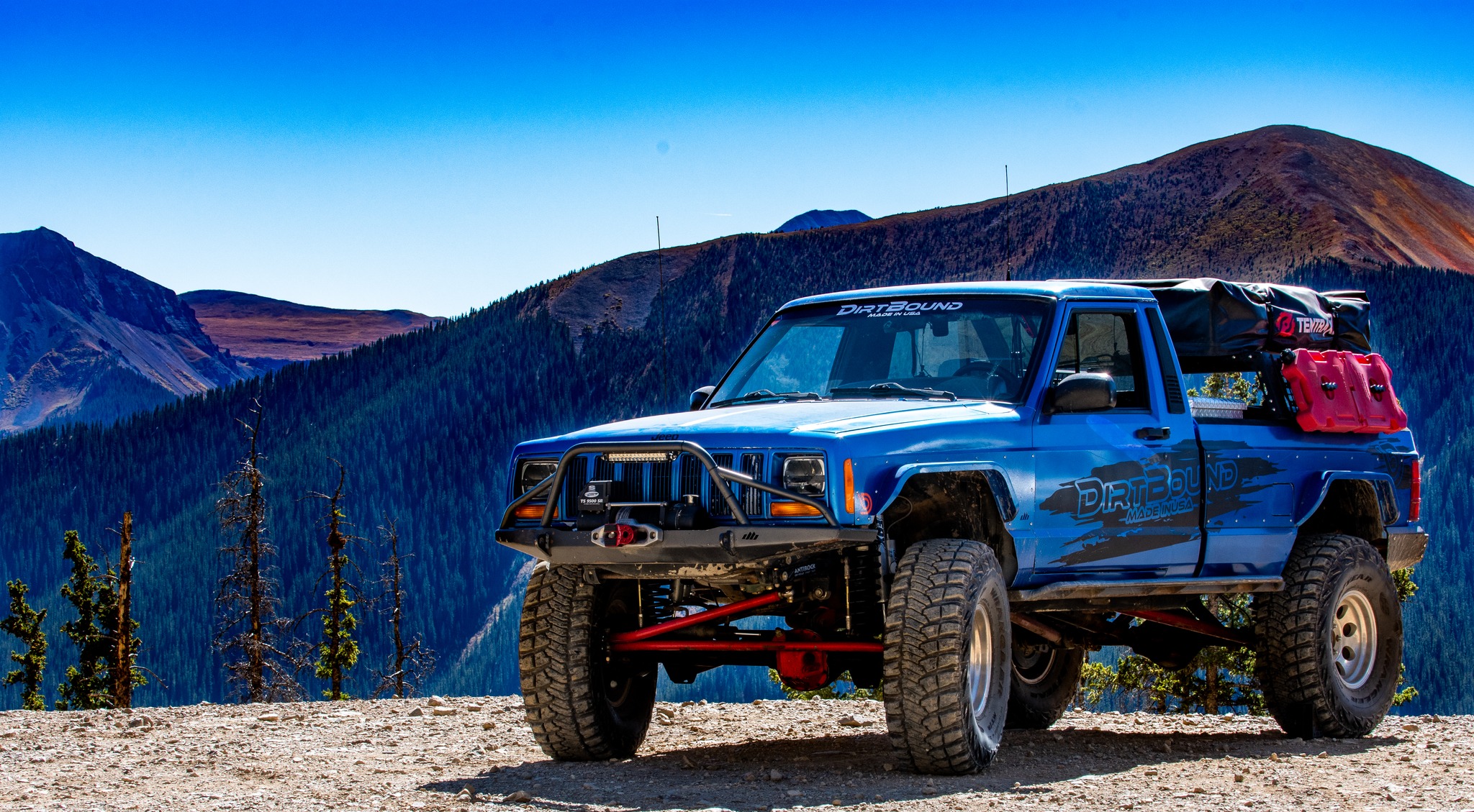 DirtBound off-road gear in use