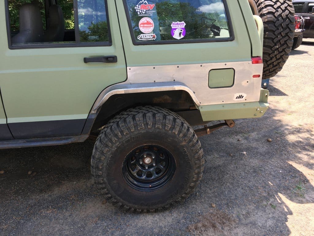 Rear Steel Fender Armor & Flares – Jeep Cherokee XJ (1984–2001)